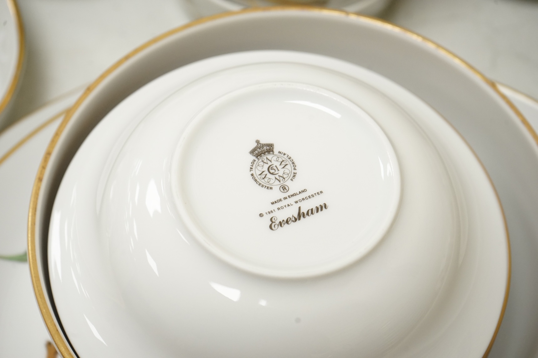 A group of Royal Worcester Evesham kitchen and dinner wares